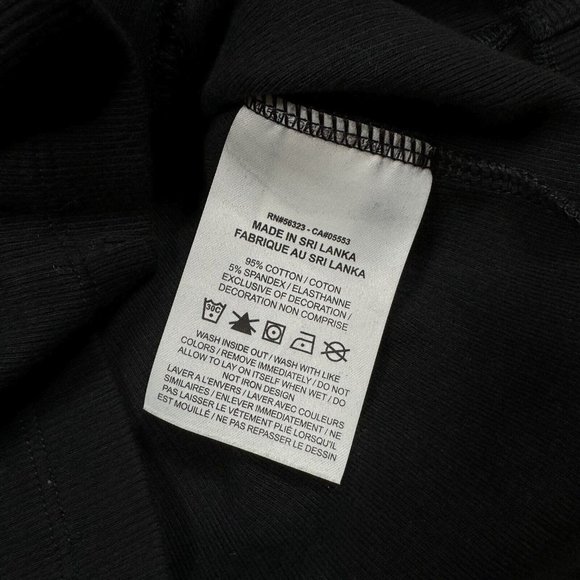 Nike Air Women's Size‎ XS Ribbed Bodycon Dress DM6057-010 Black 1/2 Zip - Picture 6 of 7